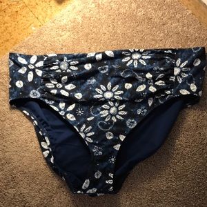 Blue/Rod Be At Tie Swim bottoms